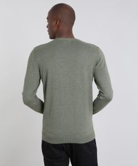 Sueter-Masculino-Comfort-Fit-em-Trico-Gola-Redonda-Verde-Militar-9364114-Verde_Militar_2