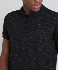 Polo-Masculina-Slim-Fit-em-Piquet-Flame-Manga-Curta-Preta-9444933-Preto_4
