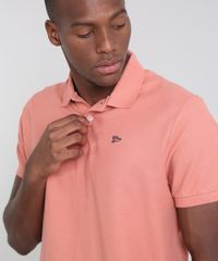 Polo-Masculina-Basica-em-Piquet-Manga-Curta-Coral-9449828-Coral_4