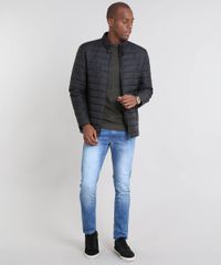 Sueter-Masculino-Comfort-Fit-em-Trico-Listrado-Verde-Militar-9364115-Verde_Militar_3