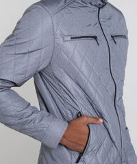 Jaqueta-Masculina-Puffer-Matelasse-com-Bolsos-Cinza-9351328-Cinza_4