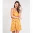 Vestido-Feminino-Curto-Evase-Estampado-Floral-com-Sobreposicao-Alca-Fina--Mostarda-9519649-Mostarda_1