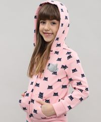 Blusao-Infantil-em-Moletom-Estampado-Gatinho-com-Capuz-Rosa-Claro-9362177-Rosa_Claro_4