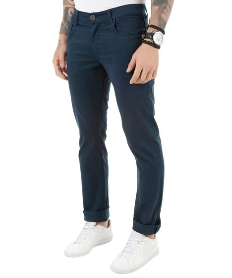 calça jeans masculina com patches