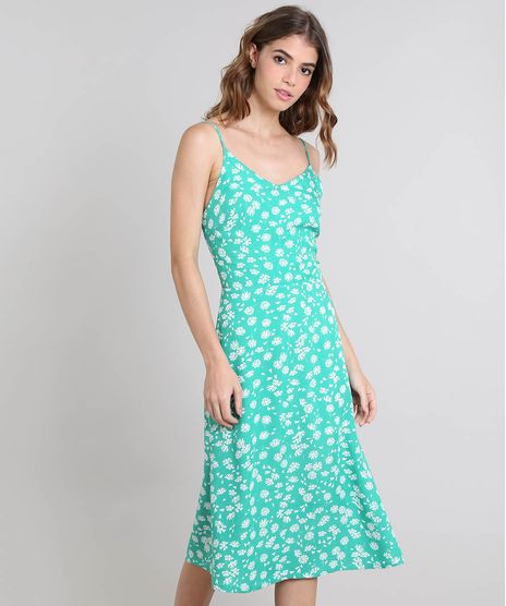 Vestido-Feminino-Mindset-Estampado-Floral-com-Alcas-Verde-9585917-Verde_1