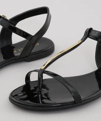 Rasteira-Feminina-em-Verniz-Preta-8429258-Preto_5
