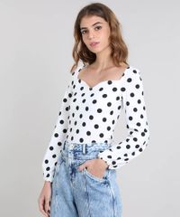 Blusa-Feminina-Mindset-Estampa-Poa-com-Decote-Princesa-Manga-Longa-Branca-9582344-Branco_1