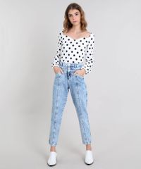 Blusa-Feminina-Mindset-Estampa-Poa-com-Decote-Princesa-Manga-Longa-Branca-9582344-Branco_3