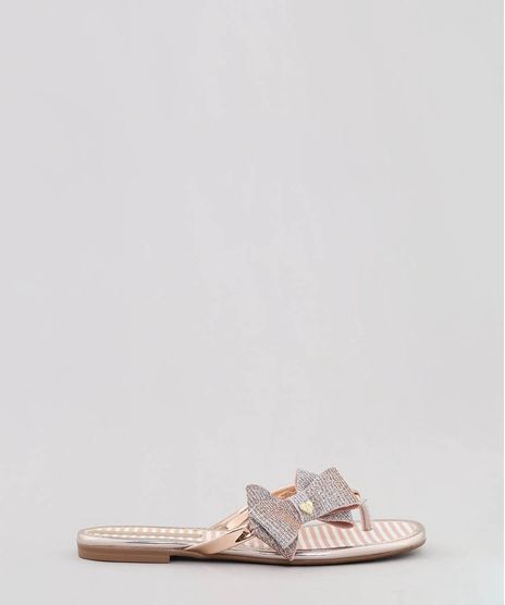 Rasteira-Infantil-Molekinha-Metalizada-com-Laco--Rose-9556777-Rose_1