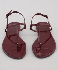 Rasteira-Feminina-em-Verniz-Vinho-9519382-Vinho_4