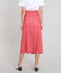 Saia-Midi-Feminina-Mindset-Floral-Franzida-com-Fenda--Vermelha-9592874-Vermelho_2