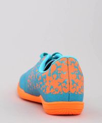 Chuteira-Infantil-Molekinho-Estampada-Neon-Azul-Claro-9567537-Azul_Claro_3