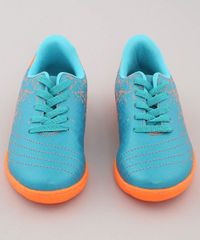 Chuteira-Infantil-Molekinho-Estampada-Neon-Azul-Claro-9567537-Azul_Claro_4