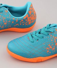 Chuteira-Infantil-Molekinho-Estampada-Neon-Azul-Claro-9567537-Azul_Claro_5
