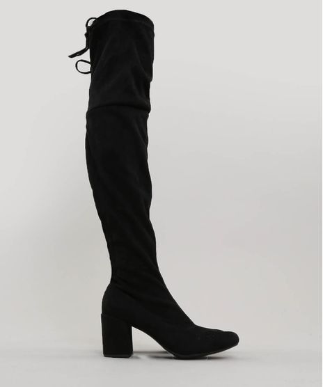 Bota-Feminina-Over-The-Knee-em-Suede-Preta-9520141-Preto_1