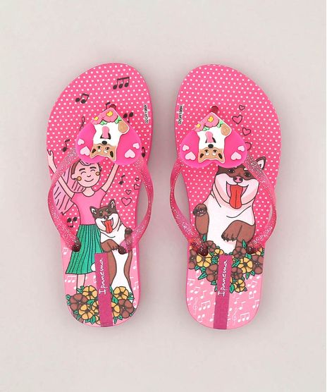 Chinelo-Infantil-Ipanema-Cachorrinho-com-Brilho-Rosa-9557034-Rosa_1