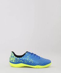 Chuteira-Infantil-Molekinho-Estampada-Neon-Azul-9567538-Azul_1