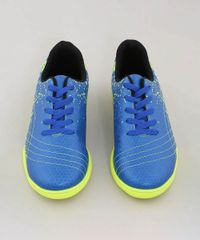 Chuteira-Infantil-Molekinho-Estampada-Neon-Azul-9567538-Azul_4