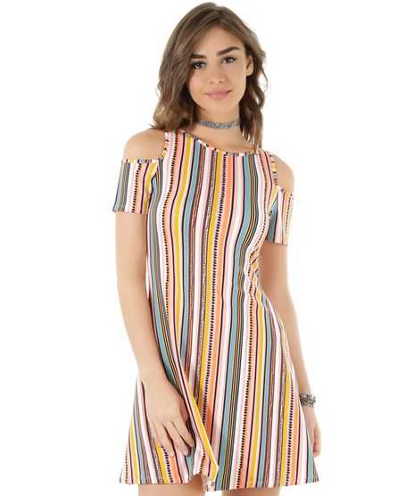Vestido-Open-Shoulder-Listrado-Rosa-Claro-8275067-Rosa_Claro_1