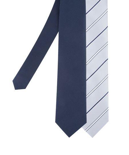 Kit-de-2-Gravatas-em-Jacquard-Multicor-8427611-Multicor_1 Kit-de-2-Gravatas-em-Jacquard-Multicor-8427611-Multicor_1