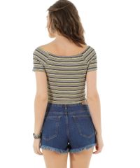 Blusa-Cropped-Listrada-Amarela-8446492-Amarelo_2