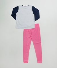 Pijama-Infantil--Wake-me-when-----Manga-Longa-Cinza-Mescla-9526228-Cinza_Mescla_2