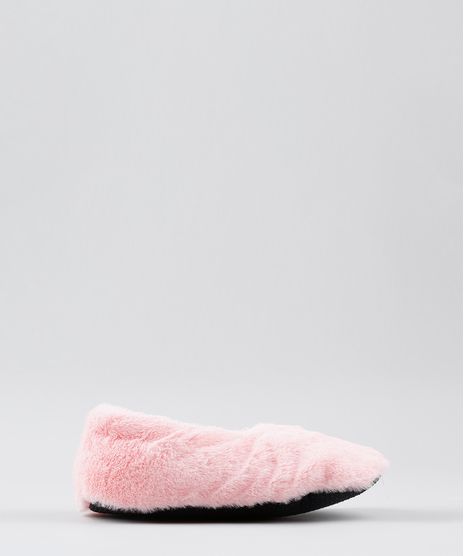 Pantufa-Feminina-em-Pelucia-Rosa-Claro-9403653-Rosa_Claro_1