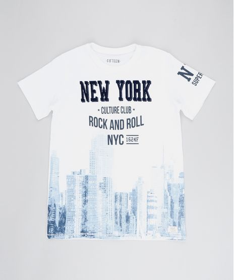 Camiseta-Infantil--New-York--Flame-Manga-Curta-Gola-Careca-Off-White-9542318-Off_White_1