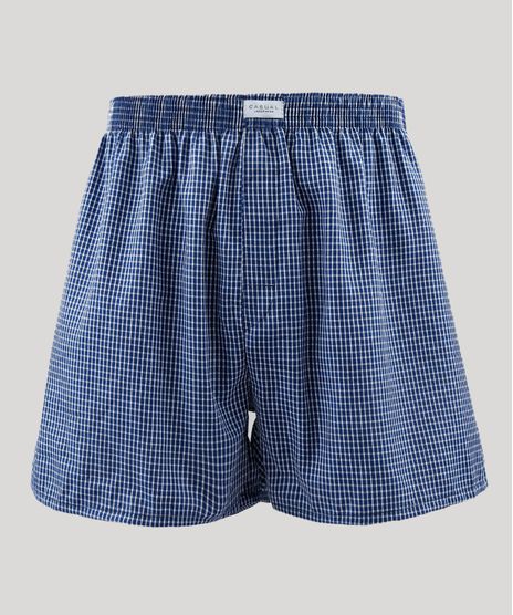 Samba-Cancao-Masculina-Estampada-Xadrez-Azul-Marinho-9477289-Azul_Marinho_1