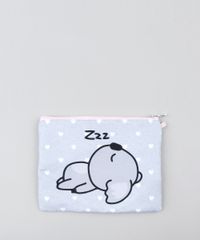 Necessaire-Estampada-de-Coracoes--Wake-up-make-up--Cinza-Mescla-9518452-Cinza_Mescla_2