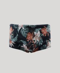 Sunga-Masculina-Estampada-Tropical-Protecao-UV-50-Preta-9456397-Preto_1