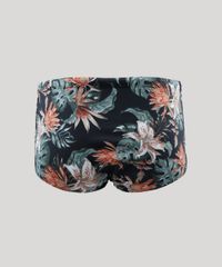 Sunga-Masculina-Estampada-Tropical-Protecao-UV-50-Preta-9456397-Preto_2