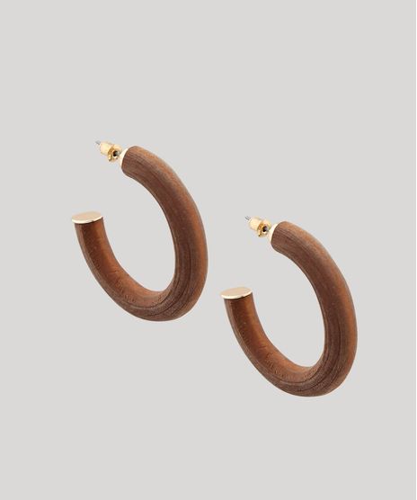 Brinco-Feminino-de-Argola-Amadeirado-Marrom-9427665-Marrom_1