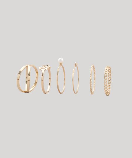 Kit-de-6-Aneis-Feminino-com-Strass-Dourado-9427663-Dourado_1