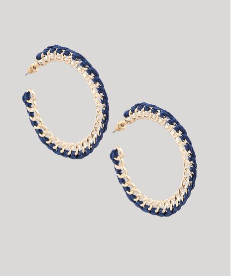 Brinco-Feminino-de-Argola-Revestida-Dourado-9427659-Dourado_1
