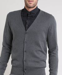 Cardigan-Masculino-Basico-em-Trico-Gola-V-Cinza-Mescla-Escuro-9329777-Cinza_Mescla_Escuro_4 Cardigan-Masculino-Basico-em-Trico-Gola-V-Cinza-Mescla-Escuro-9329777-Cinza_Mescla_Escuro_4
