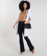 Capa-Feminina-Longa-em-Trico-com-Bolsos-Cinza-Mescla-Claro-9343627-Cinza_Mescla_Claro_3