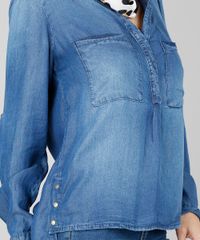 Camisa-Jeans-Feminina-com-Botoes-Metalicos-Manga-Longa-Azul-Medio-9536747-Azul_Medio_4 Camisa-Jeans-Feminina-com-Botoes-Metalicos-Manga-Longa-Azul-Medio-9536747-Azul_Medio_4