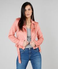 Jaqueta-Feminina-Biker-em-Suede-com-Bolsos-Rose-9414444-Rose_1