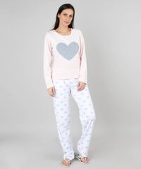 Pijama-de-Inverno-Feminino-em-Fleece-Coracao-Manga-Longa-Rosa-Claro-9371923-Rosa_Claro_1