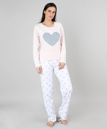 Pijama-de-Inverno-Feminino-em-Fleece-Coracao-Manga-Longa-Rosa-Claro-9371923-Rosa_Claro_1 Pijama-de-Inverno-Feminino-em-Fleece-Coracao-Manga-Longa-Rosa-Claro-9371923-Rosa_Claro_1