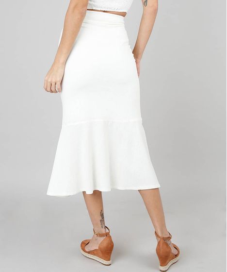 saia off white midi