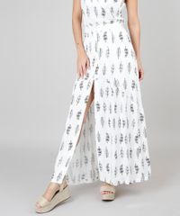 Saia-Longa-Feminina-Com-Estampa-Etnica-Branca-9506567-Branco_1
