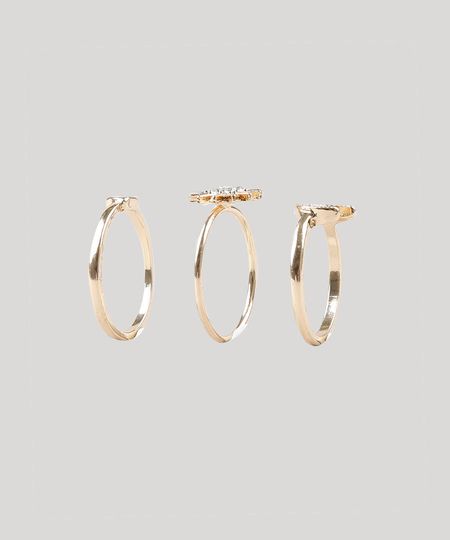 Kit-de-3-Aneis-Femininos-Dourado-9428269-Dourado_1