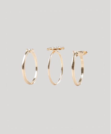 Kit-de-3-Aneis-Femininos-Dourado-9428269-Dourado_1