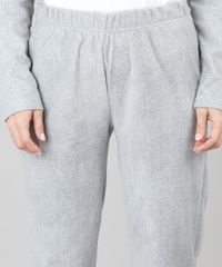 Pijama-de-Inverno-Feminino-em-Fleece-Urso-Polar-Manga-Longa-Cinza-9370777-Cinza_4