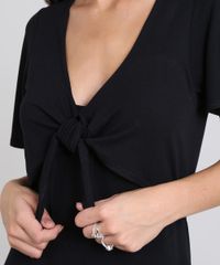 Macacao-Feminino-Pantacourt-com-Laco-Manga-Curta-Preto-9503779-Preto_4