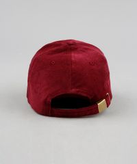 Bone-Feminino-Aba-Curva--Volia--em-Veludo-Cotele-Vinho-9526743-Vinho_4