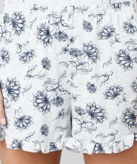 Pijama-Feminino-Estampado-Floral-Cinza-Mescla-9505371-Cinza_Mescla_4