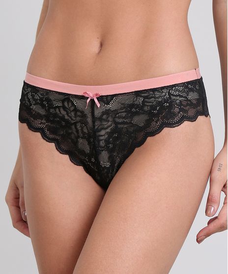 Calcinha-Biquini-em-Renda-com-Laco-Preta-9485719-Preto_1